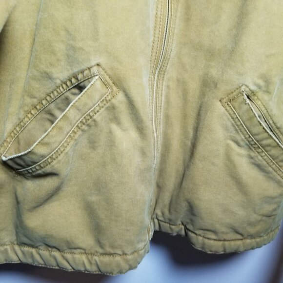 Colebrook Men's Duck Canvas Sherpa Fleece Lined Chore Barn Brown Jacket Sz XL - Picture 5 of 8